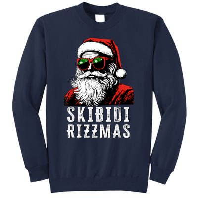 Christmas Rizz Santa Claus Charisma Cool Tall Sweatshirt