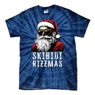 Christmas Rizz Santa Claus Charisma Cool Tie-Dye T-Shirt