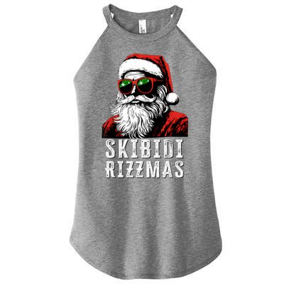 Christmas Rizz Santa Claus Charisma Cool Women's Perfect Tri Rocker Tank