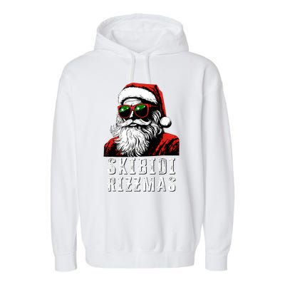 Christmas Rizz Santa Claus Charisma Cool Garment-Dyed Fleece Hoodie