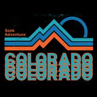 Colorado Retro Style Adventure Logo Ladies Long Sleeve Shirt