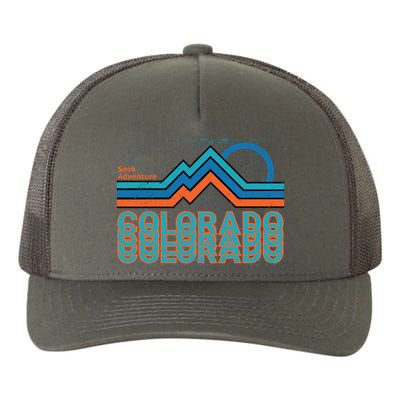 Colorado Retro Style Adventure Logo Yupoong Adult 5-Panel Trucker Hat