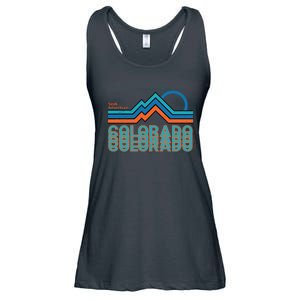 Colorado Retro Style Adventure Logo Ladies Essential Flowy Tank