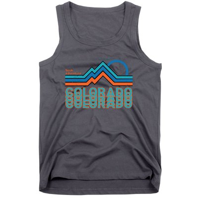 Colorado Retro Style Adventure Logo Tank Top