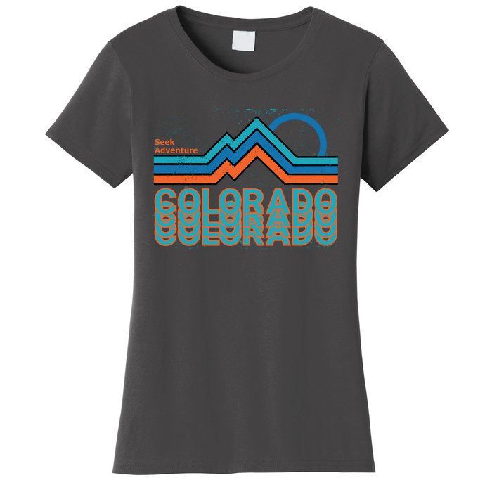 Colorado Retro Style Adventure Logo Women's T-Shirt