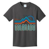 Colorado Retro Style Adventure Logo Kids T-Shirt