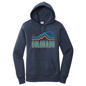 Colorado Retro Style Adventure Logo Women's Pullover Hoodie