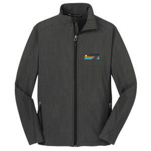 California Retro Sunset Beach Core Soft Shell Jacket