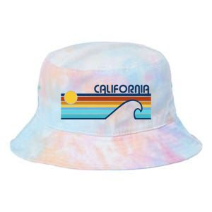 California Retro Sunset Beach Tie Dye Newport Bucket Hat