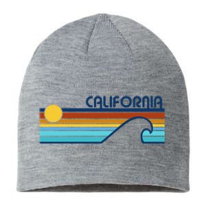 California Retro Sunset Beach Sustainable Beanie