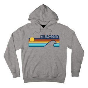 California Retro Sunset Beach Tall Hoodie