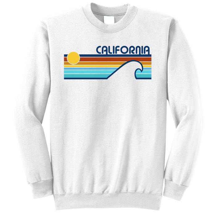 California Retro Sunset Beach Sweatshirt