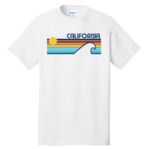 California Retro Sunset Beach Tall T-Shirt