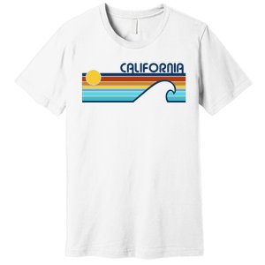 California Retro Sunset Beach Premium T-Shirt