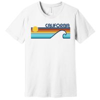 California Retro Sunset Beach Premium T-Shirt