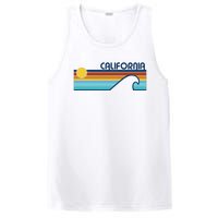 California Retro Sunset Beach PosiCharge Competitor Tank