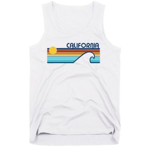 California Retro Sunset Beach Tank Top