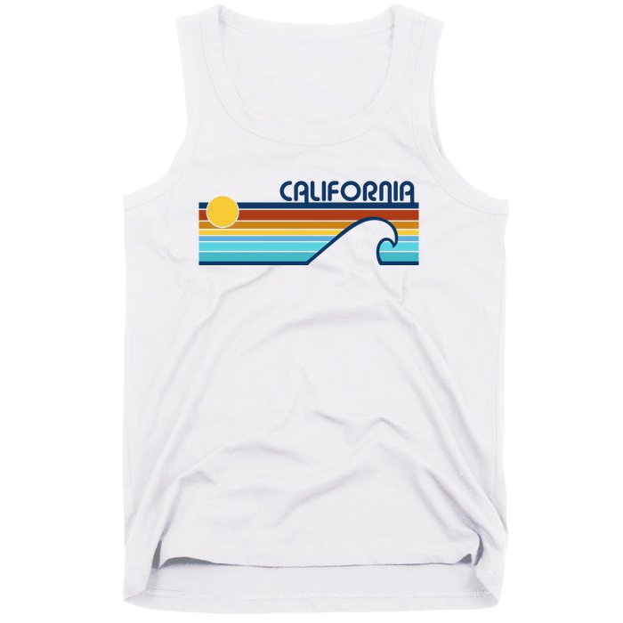 California Retro Sunset Beach Tank Top