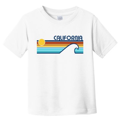 California Retro Sunset Beach Toddler T-Shirt