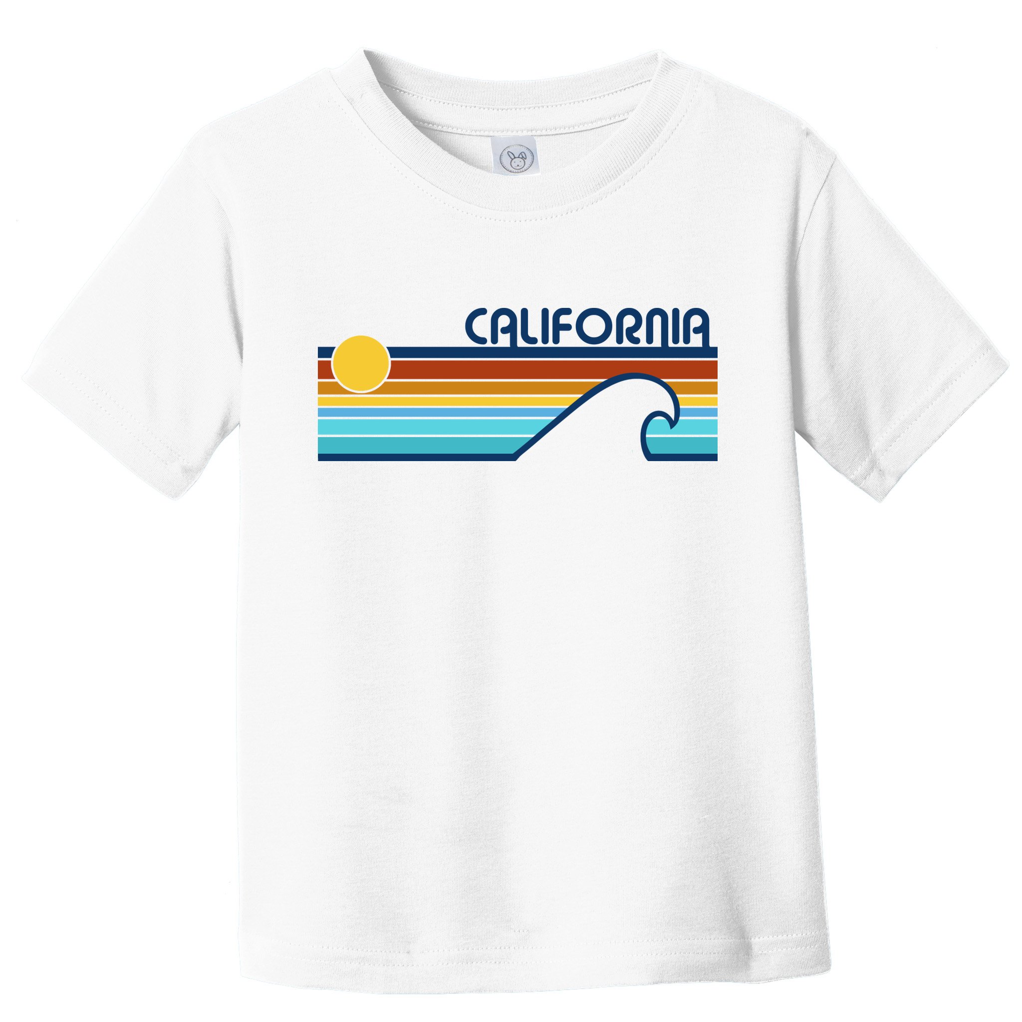California Retro Sunset Beach Toddler T-Shirt