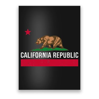 California Republic State Flag Poster