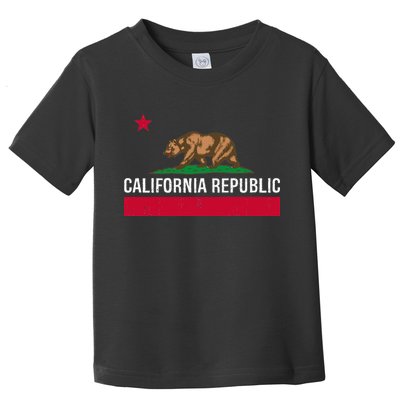 California Republic State Flag Toddler T-Shirt
