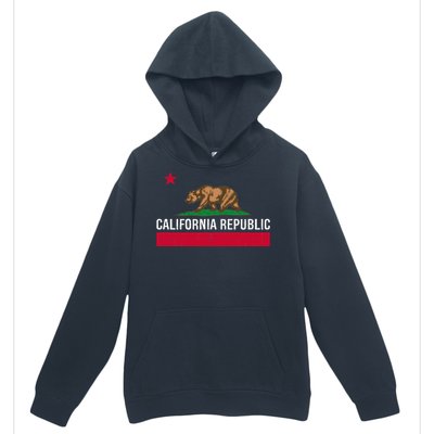 California Republic State Flag Urban Pullover Hoodie