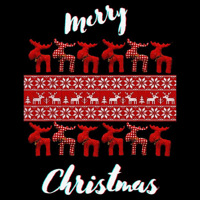 Christmas Remindeer Scandinavian Style Youth Performance Sprint T-Shirt