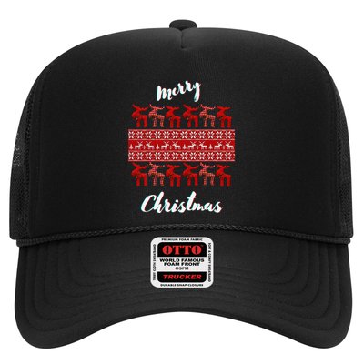 Christmas Remindeer Scandinavian Style Trucker Hat