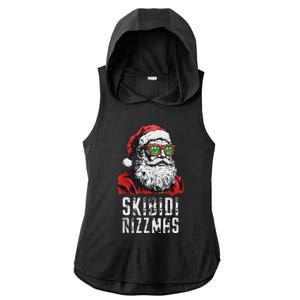 Christmas Rizz Santa Claus Charisma Cool Ladies PosiCharge Tri-Blend Wicking Draft Hoodie Tank