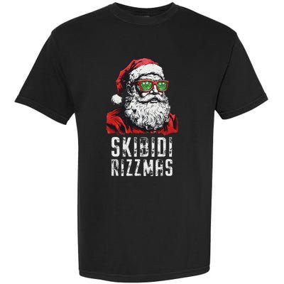 Christmas Rizz Santa Claus Charisma Cool Garment-Dyed Heavyweight T-Shirt