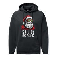 Christmas Rizz Santa Claus Charisma Cool Performance Fleece Hoodie