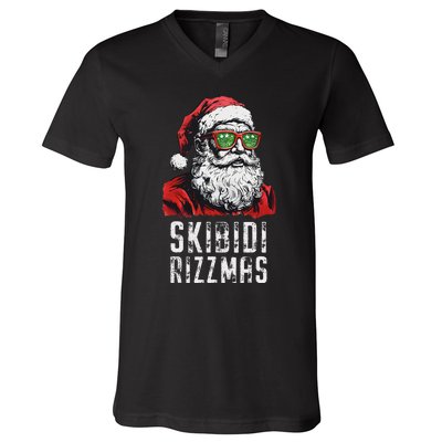 Christmas Rizz Santa Claus Charisma Cool V-Neck T-Shirt