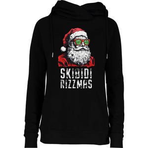 Christmas Rizz Santa Claus Charisma Cool Womens Funnel Neck Pullover Hood