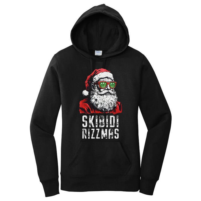 Christmas Rizz Santa Claus Charisma Cool Women's Pullover Hoodie