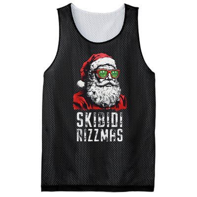 Christmas Rizz Santa Claus Charisma Cool Mesh Reversible Basketball Jersey Tank