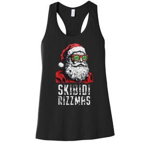 Christmas Rizz Santa Claus Charisma Cool Women's Racerback Tank