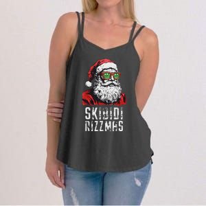 Christmas Rizz Santa Claus Charisma Cool Women's Strappy Tank