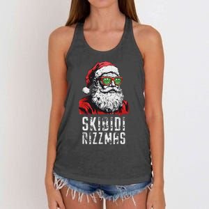 Christmas Rizz Santa Claus Charisma Cool Women's Knotted Racerback Tank