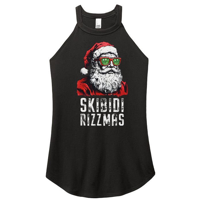 Christmas Rizz Santa Claus Charisma Cool Women's Perfect Tri Rocker Tank