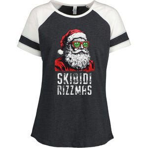 Christmas Rizz Santa Claus Charisma Cool Enza Ladies Jersey Colorblock Tee