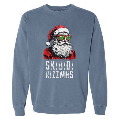 Christmas Rizz Santa Claus Charisma Cool Garment-Dyed Sweatshirt