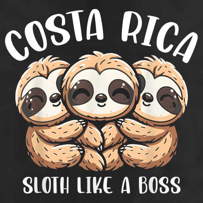 Costa Rica Sloth Like A Boss Costa Rican Travel Vacation Beanie