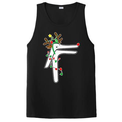 Christmas Reindeer Speculum Nurse OBGYN L&D Nursing Xmas  PosiCharge Competitor Tank