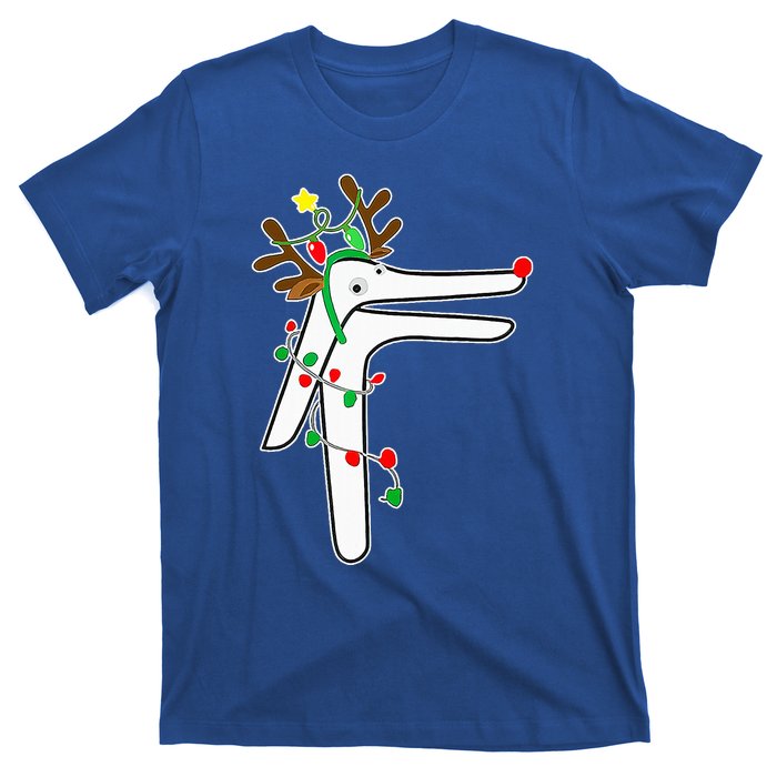 Christmas Reindeer Speculum Nurse OBGYN L&D Nursing Xmas  T-Shirt