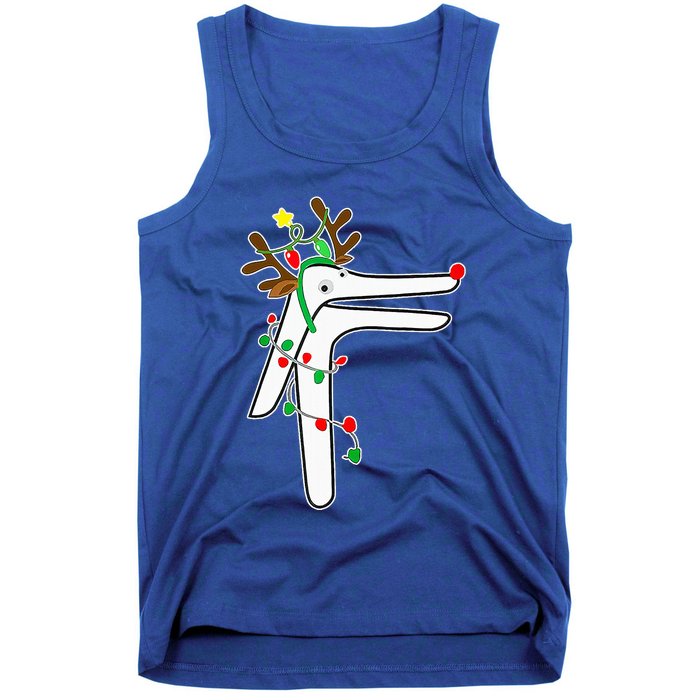 Christmas Reindeer Speculum Nurse OBGYN L&D Nursing Xmas  Tank Top