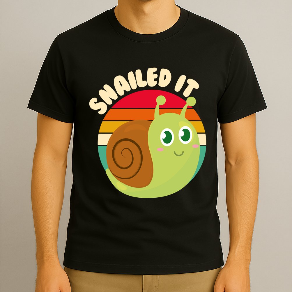 Cute Retro Snailed It T-Shirt