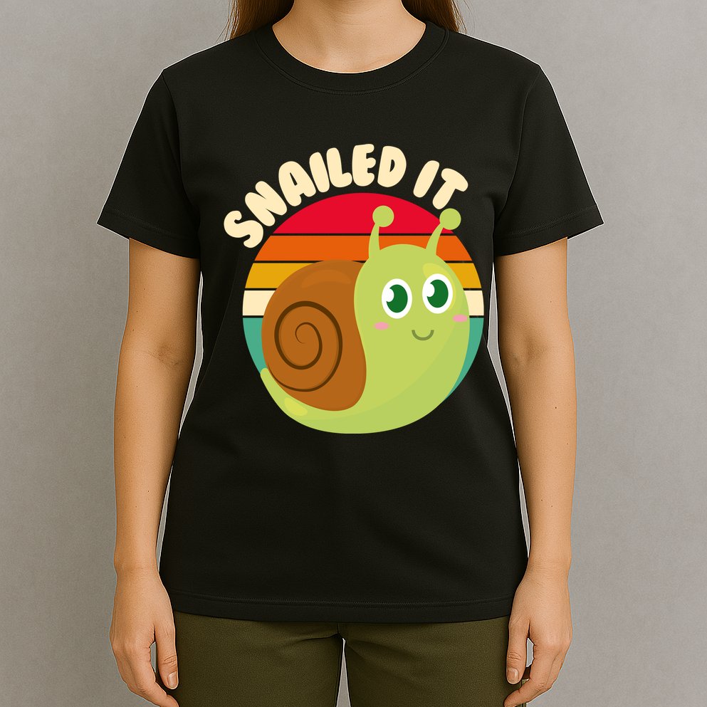 Cute Retro Snailed It T-Shirt
