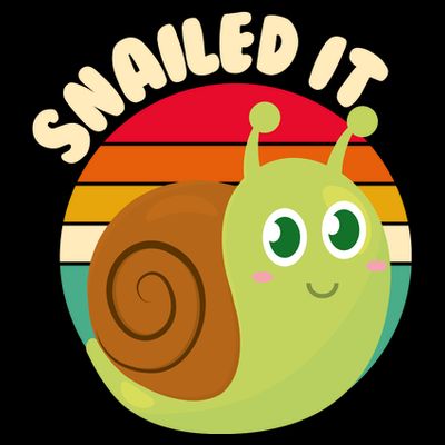 Cute Retro Snailed It T-Shirt