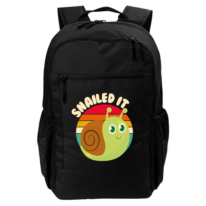 Cute Retro Snailed It Backpack
